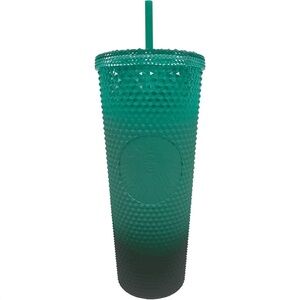 NWT Starbucks 2023 Waxberry Mint Green Ombré Studded Tumbler